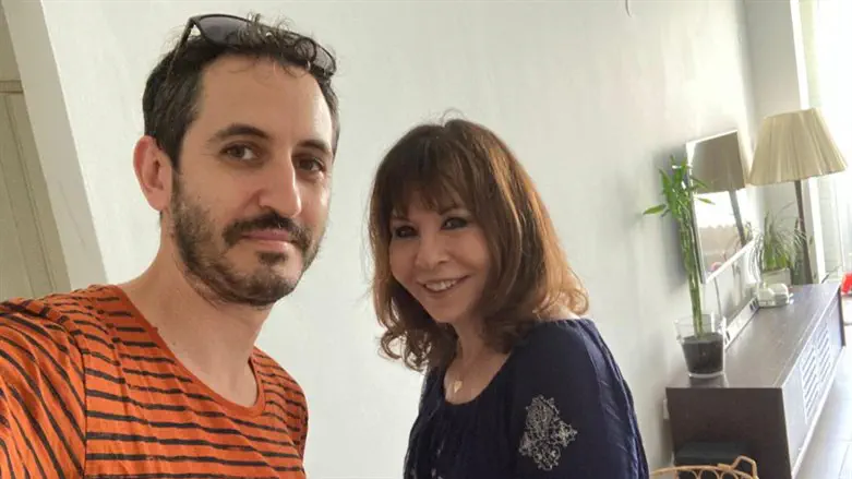 ירדנה ארזי וניר גורלי בהקלטת הפרק