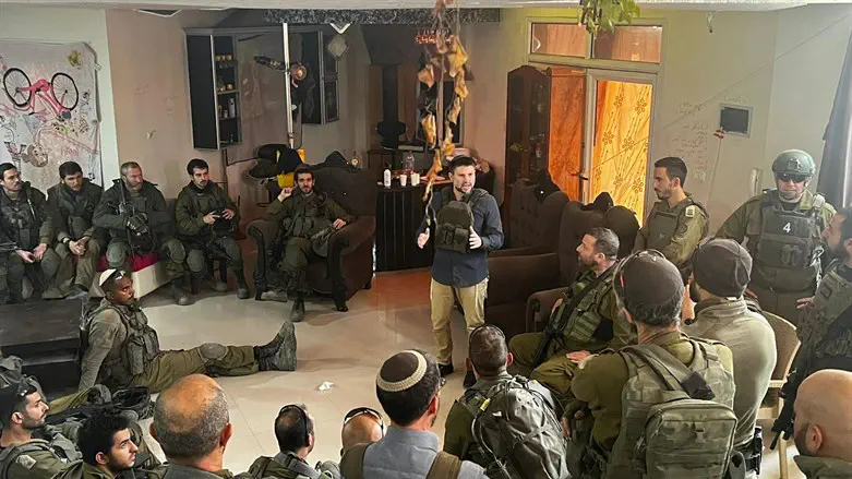 Finance Minister Bezalel Smotrich in Gaza