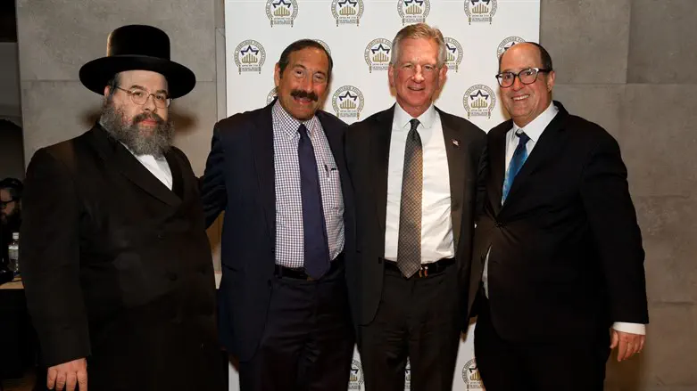 Republican Senator Tommy Tuberville with leaders of the Israel Heritage Foundati