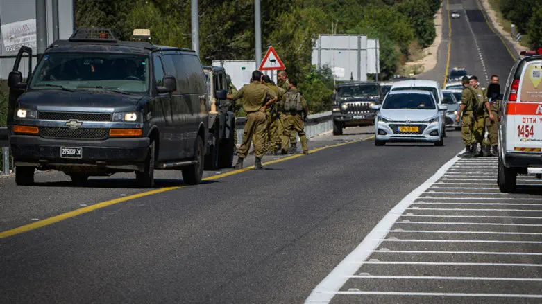 Силы ЦАХАЛа возле Шломи