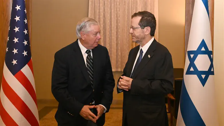Senator Graham and President Herzog