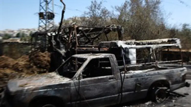 רכב שרוף שריפה בירושלים