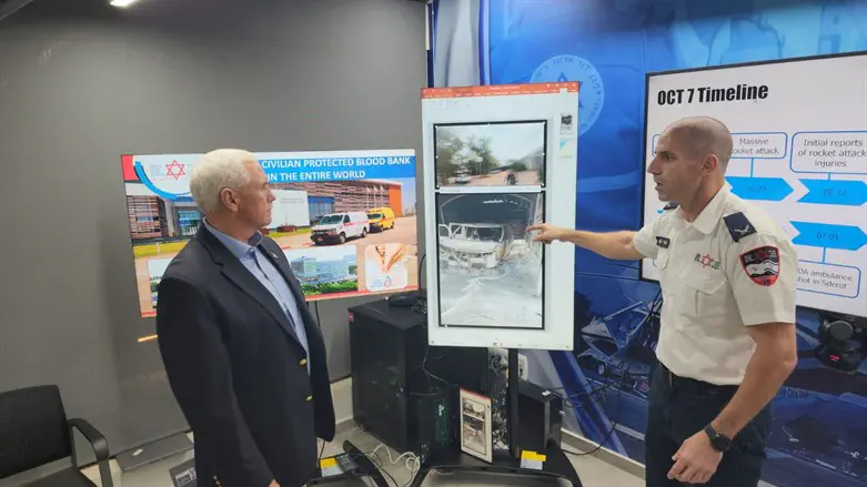 Mike Pence hears stories of saving lives on October 7