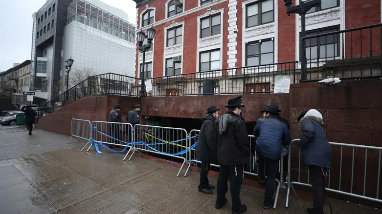 Police respond to 770 Eastern Parkway, Crown Heights, NY, on Jan. 9, 2024.
