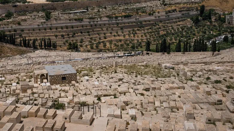 Кладбище на Елеонской горе. Иллюстрация