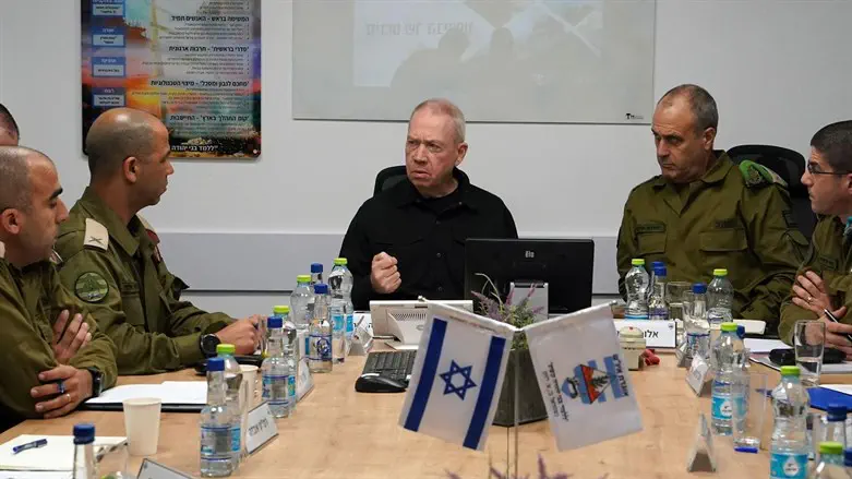 Gallant at the Judea and Samaria Division