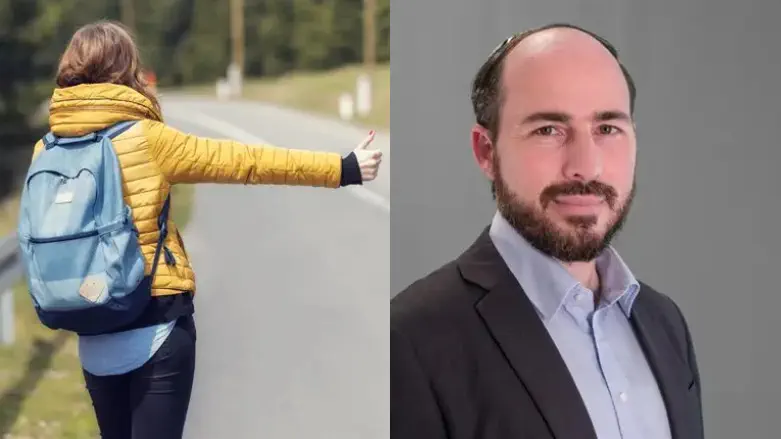 הרב יוני לביא. נערה