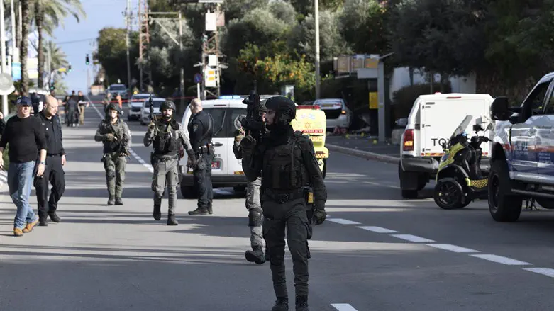 Scene of the attackin Raanana