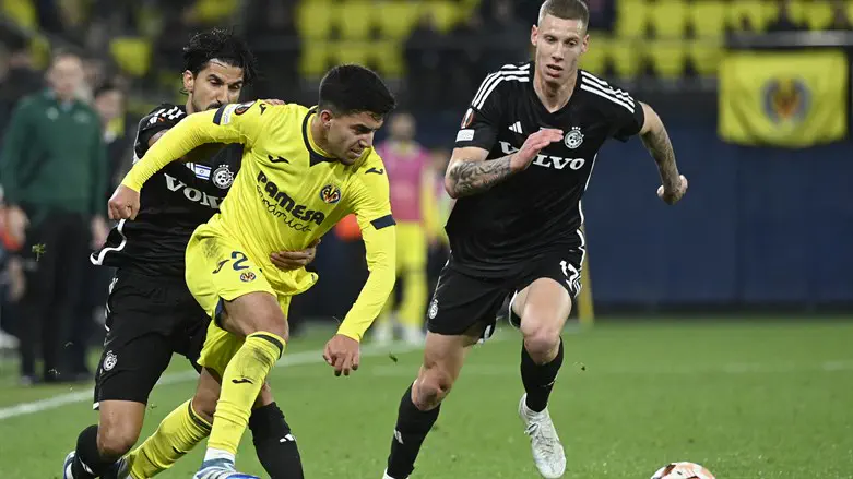A match between Maccabi Haifa and Villarreal CF during the UEFA Europa League first round.