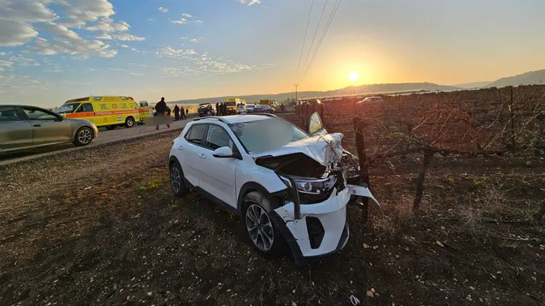 На месте ДТП