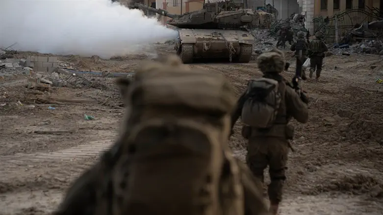 Combat soldiers in Gaza