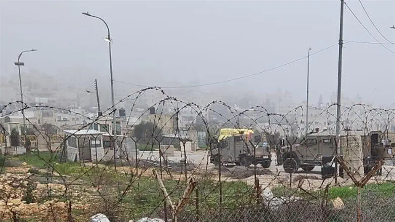 זירת ניסיון החדירה של המחבלת