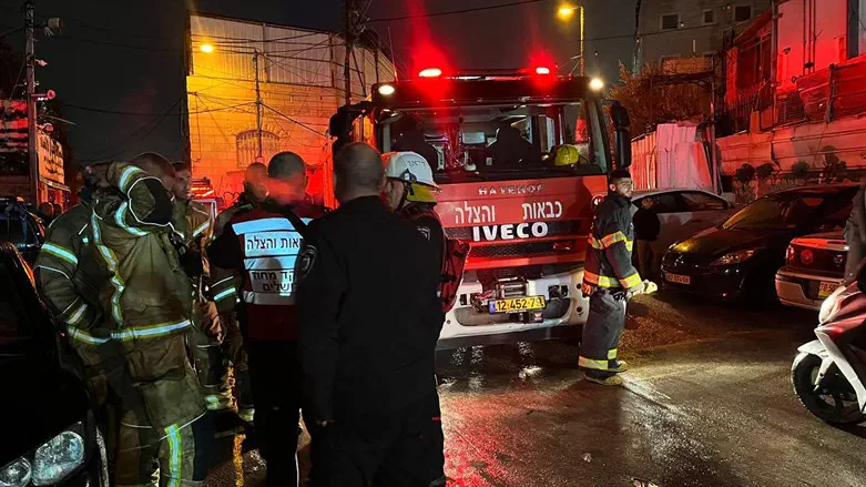 זירת השריפה