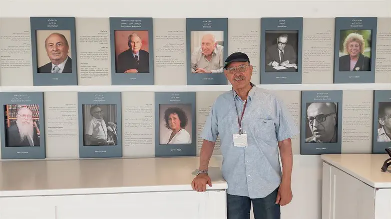 יהודה אלבז בביקורו בכנסת