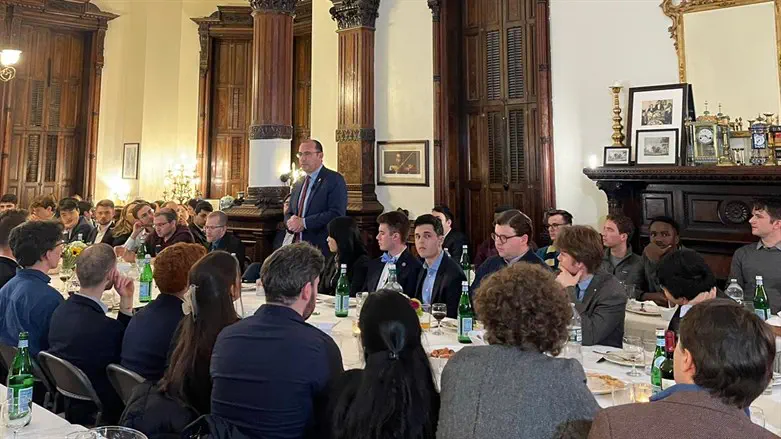 MK Simcha Rothman at Yale University