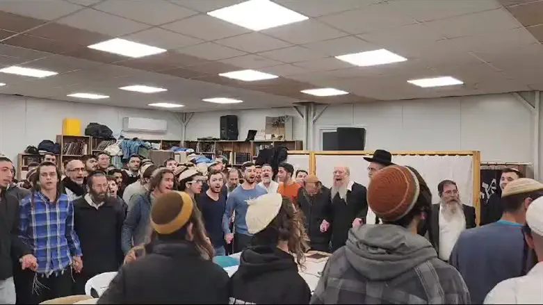 ריקודי טו בשבט בישיבת חומש
