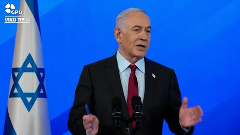 ראש הממשלה במסיבת העיתונאים