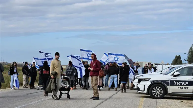 ההפגנה בכרם שלום