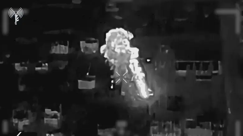 תיעוד: תקיפת משגרי הרקטות שירו לעבר גוש דן