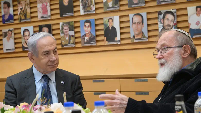 ראש הממשלה נתניהו עם הרב אלי סדן