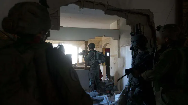 Десантники в секторе Газы