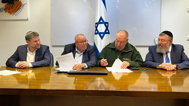 חתימת ההסכם