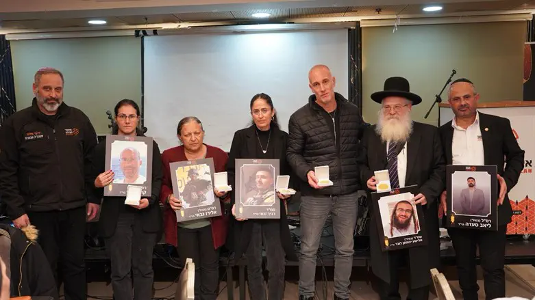 Relatives of the fallen soldiers from Tiberias