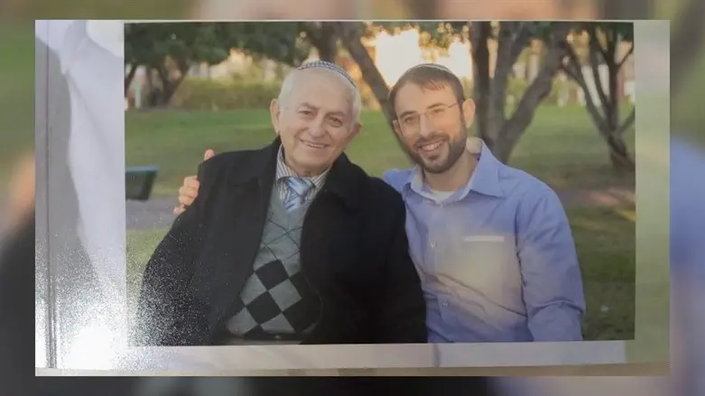 הרב ליאור לביא עם סבא מיכאל