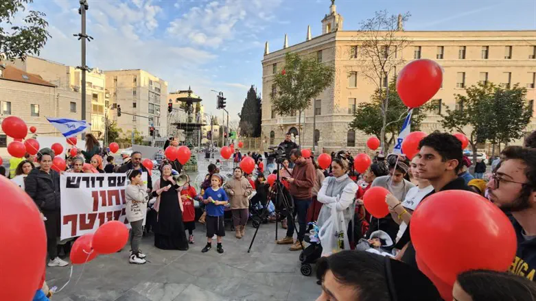 תושבי שדרות מפגינים