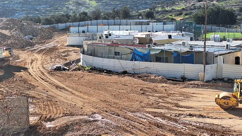 The construction site