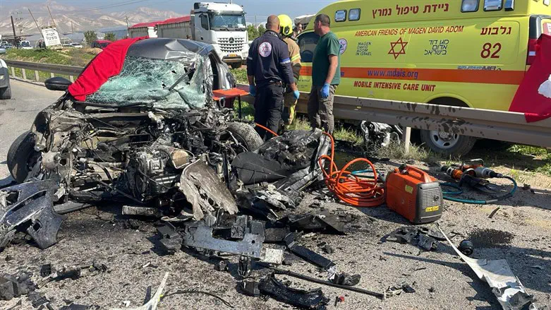 זירת התאונה