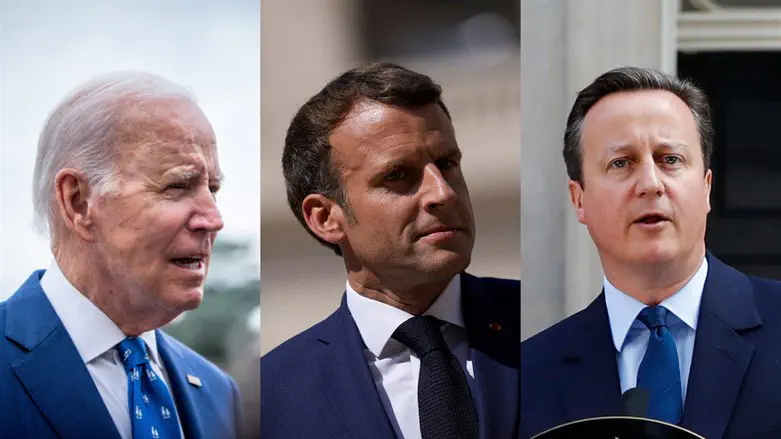 ביידן, קמרון ומקרון