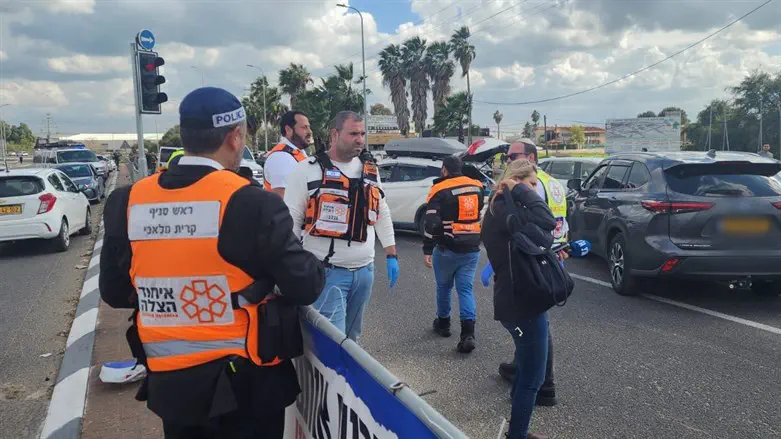 זירת הפיגוע בצומת ראם