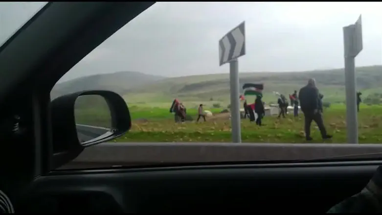 הפגנה בבקעת הירדן