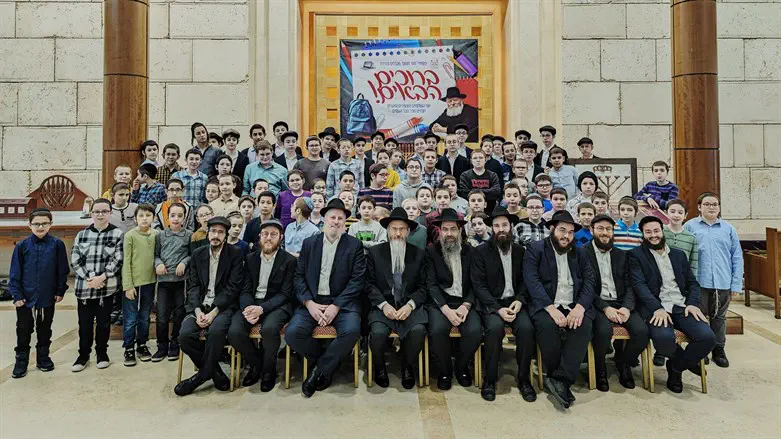 התלמידים במחנה החורף