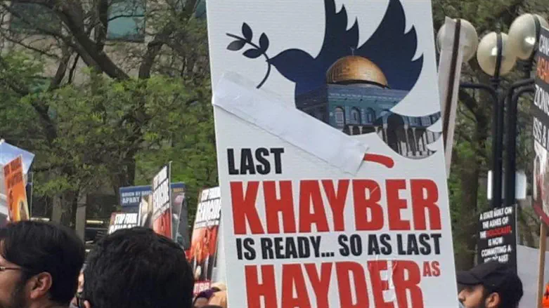 Anti-Semitic sign in Toronto