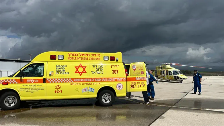 Эвакуация раненых в Маргалиоте