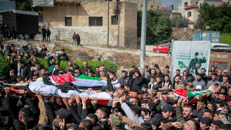 הלוויה פלסטינית למחבלים, אילוסטרציה