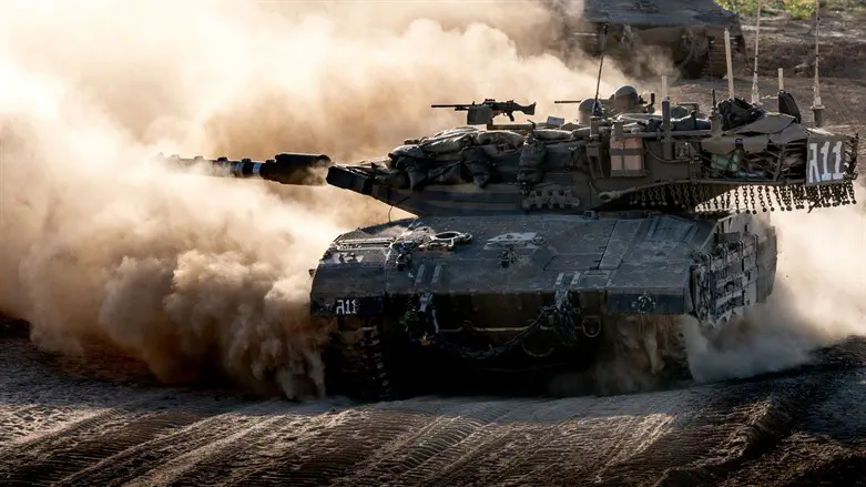 IDF troops operating in Gaza