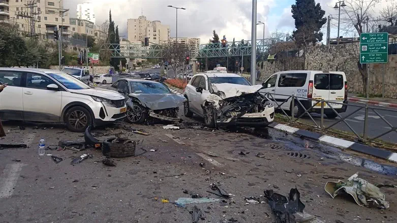 זירת התאונה