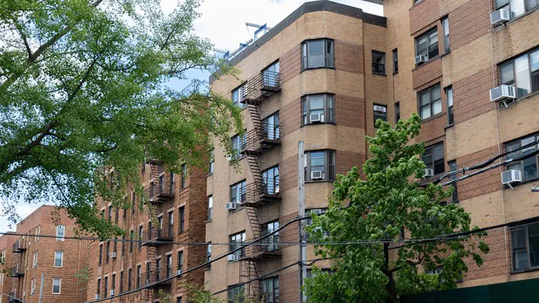 Apartment buildings in Midwood, Brooklyn