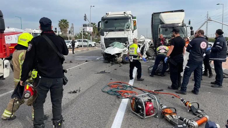 זירת התאונה