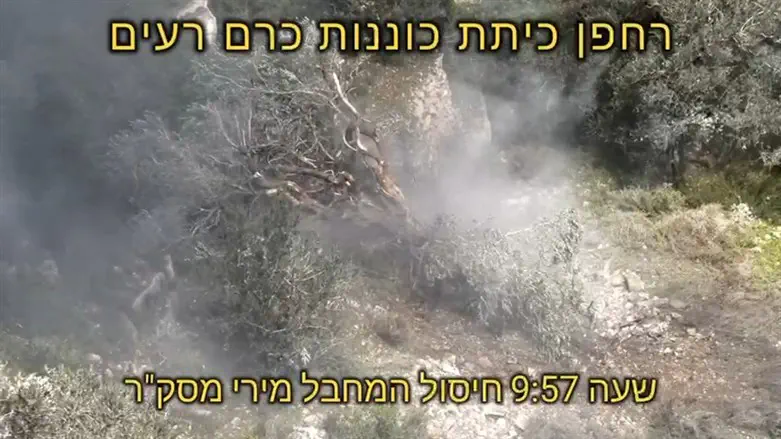 The terrorist battling Israeli forces