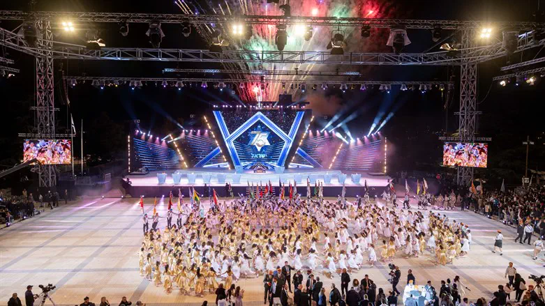 טקס הדלקת המשואות בשנה שעברה