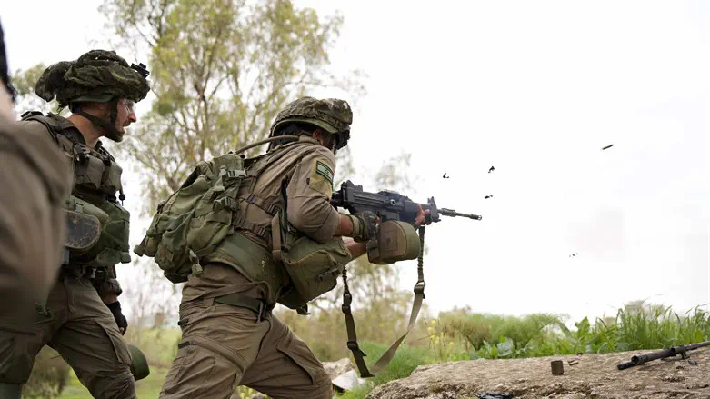 IDF troops in action