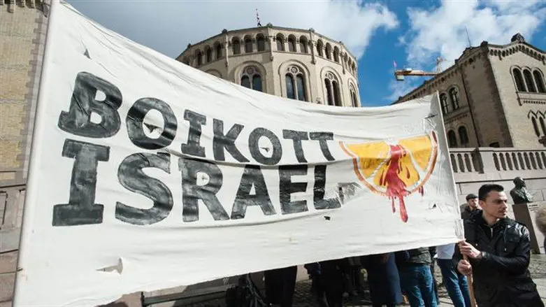 anti-Israel demonstration in Norway