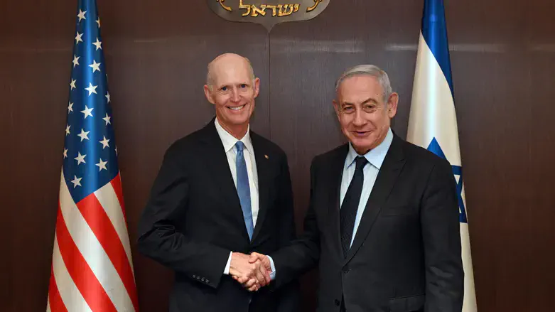 Netanyahu and Senator Scott