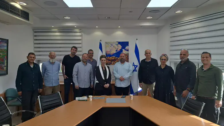 סילמן בביקור בקרית ארבע