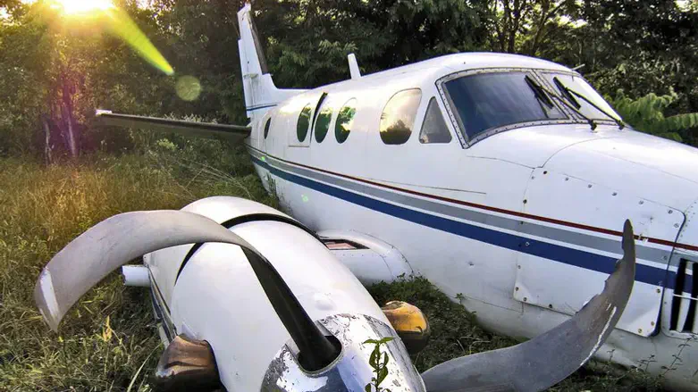 התרסקות מטוס פרטי (אילוסטרציה)