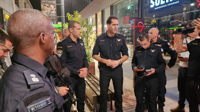 כוחות המשטרה בזירת הפיגוע